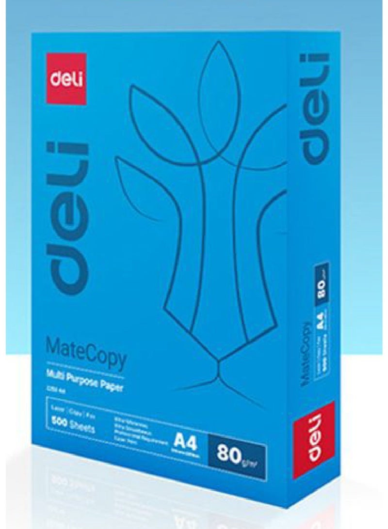Deli A4 Multi-Purpose Paper – 80 GSM, 500 Sheets (High Quality Printing Paper) - Image 1